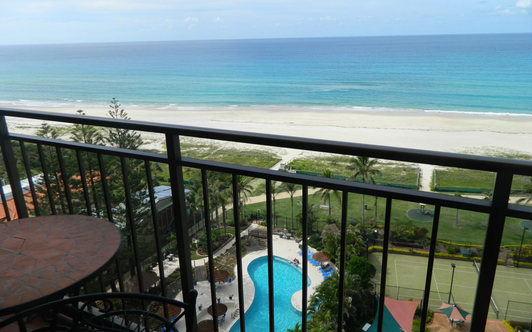 Royal Palm Resort Accommodation Balcony Pool Beach View