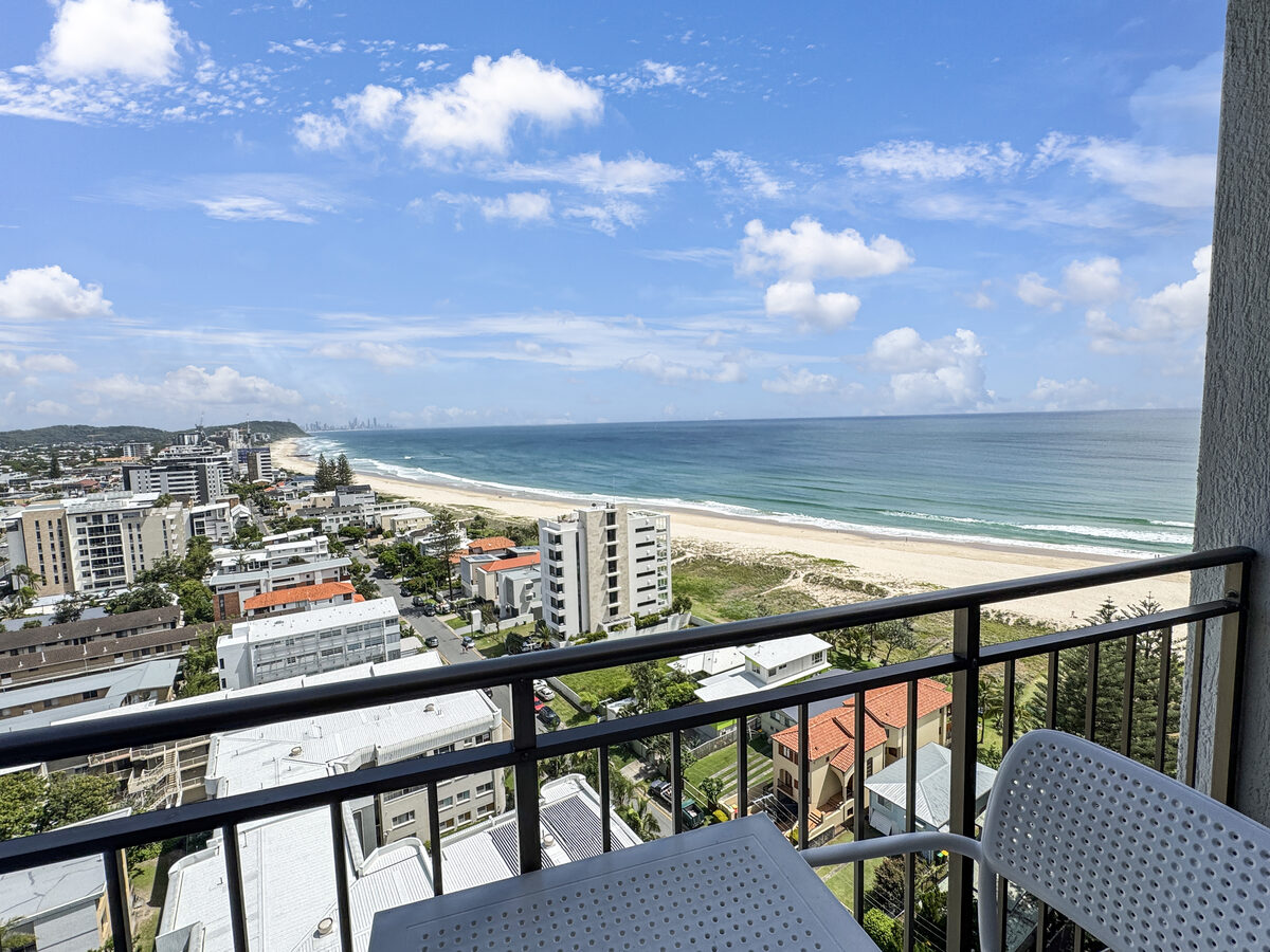 what-families-say-royal-palm-reviews Private balcony ocean view at Royal Palm Resort looking north along Palm Beach, a theme in family reviews